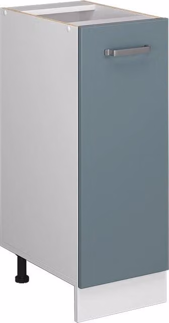 Armadio dispensa alto per cucina Vicco R-Line, Grigio-blu/Bianco, L: 30 cm – 1