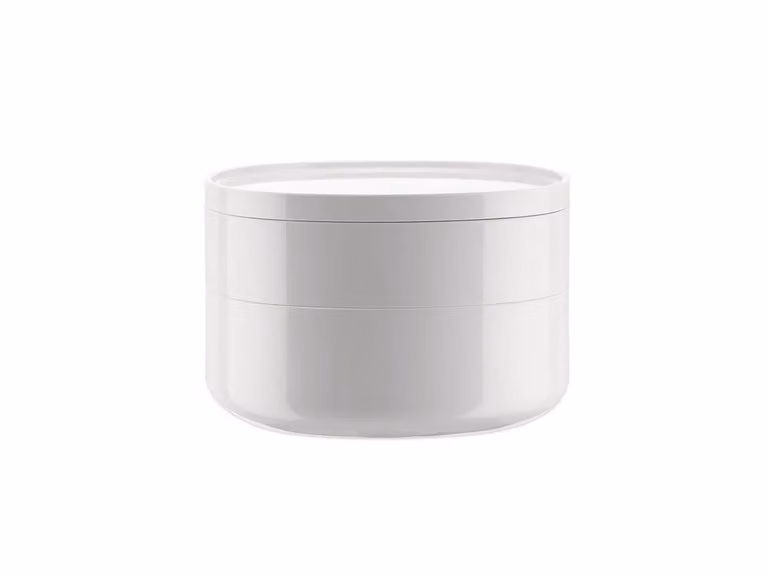 Birillo Contenitore con Coperchio in PMMA - Bianco