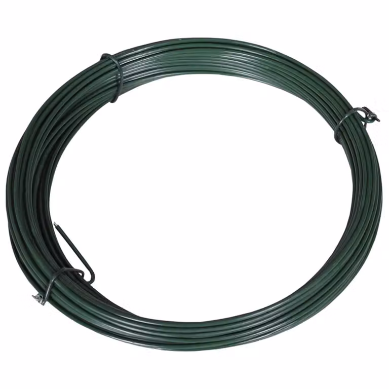 Filo di Legatura per Recinzione 25 m 1,4/2 mm Acciaio Verde