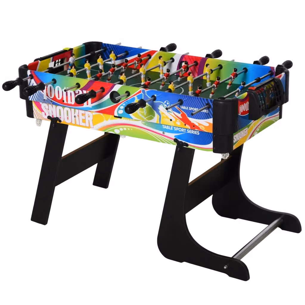 Tavolo da gioco 4 in 1 pieghevole Minimal multicolore in MDF e plastica – 2
