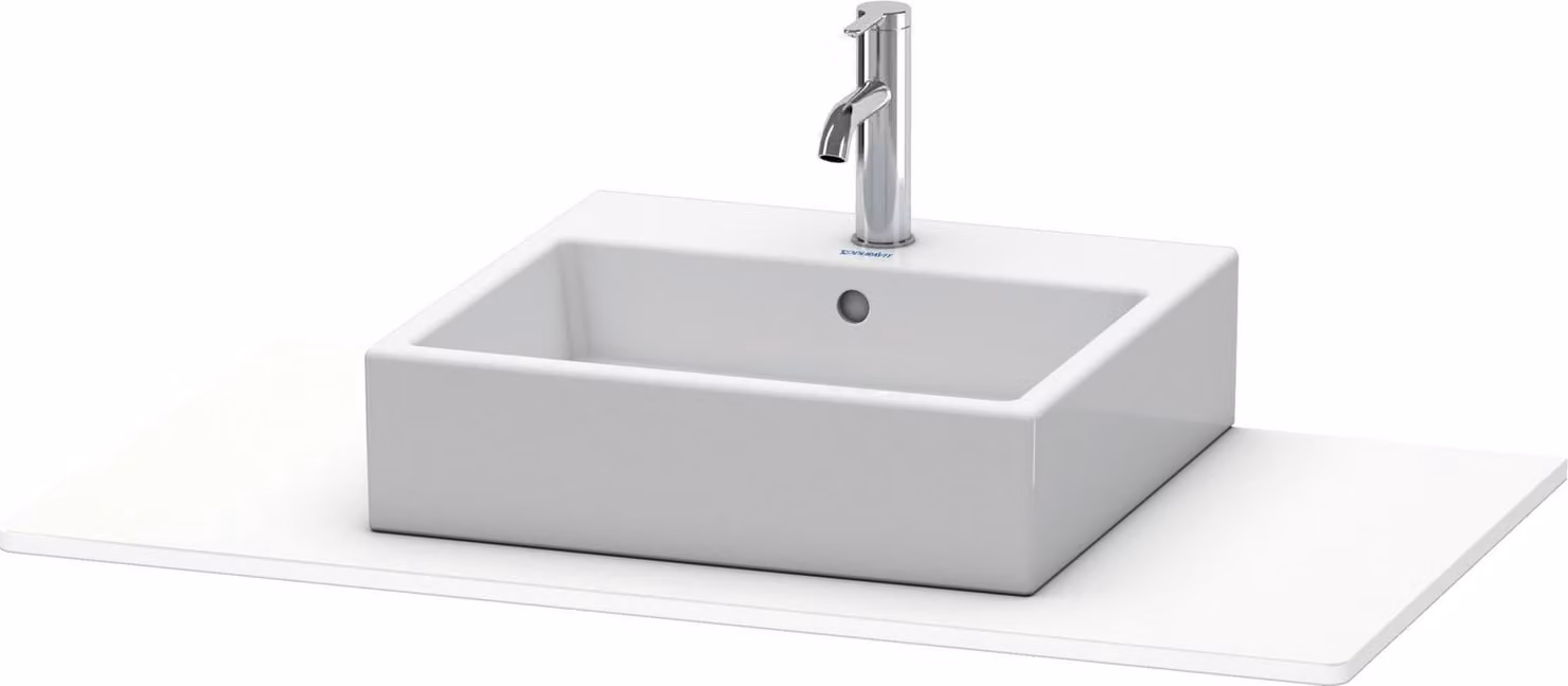 Console Duravit XSquare, 1 découpe, 1000x16x550mm, XS060E08484, XS060E08484