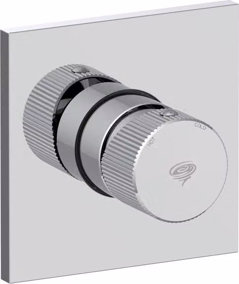 SAT EVOLUTION miscelatore da incasso per doccia in ottone con corpo incorporato, cromo