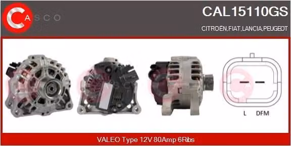 Alternatore 80A