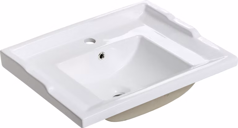 Keramik Waschtisch Waschbecken Aufsatzwaschtisch Weiß Waschbecken Waschtisch Bad