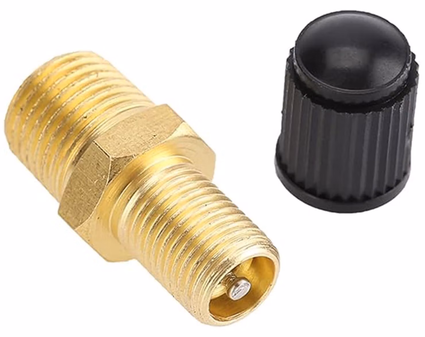 Compressore d'aria in ottone, con filettatura NPT da 1/4", adattatore per valvola