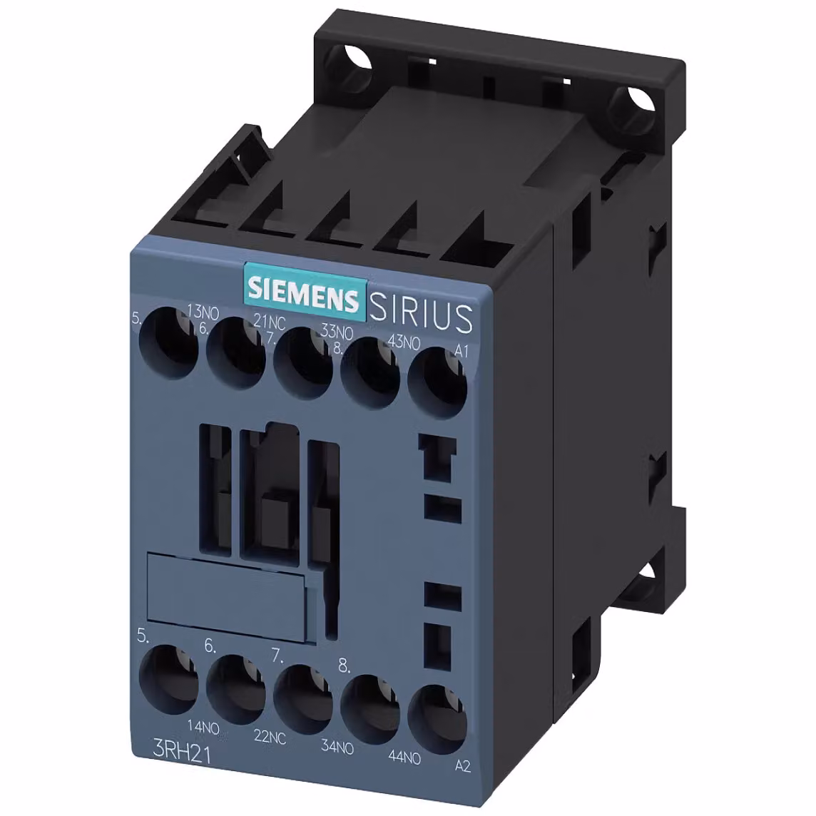 Contattore ausiliario Siemens, 3S+1Ö, CA 220 V/50 Hz, 240 V/60 Hz, S00, collegamento a vite 3RH21311AP60