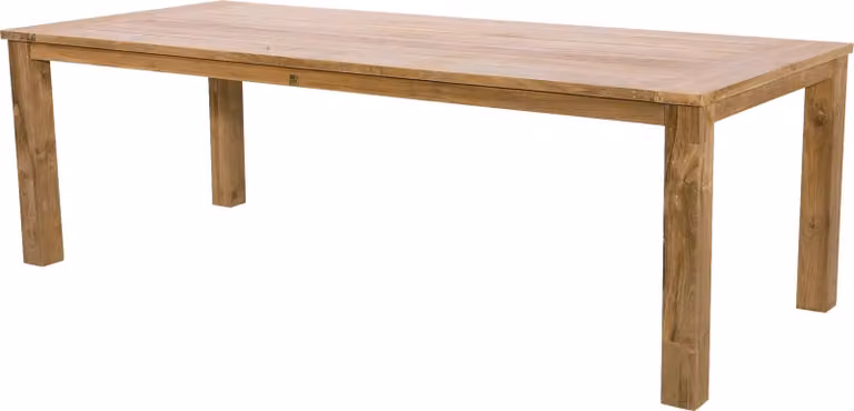 Tavolo - Teak riciclato - 240x100x76 cm - Legno massello sostenibile