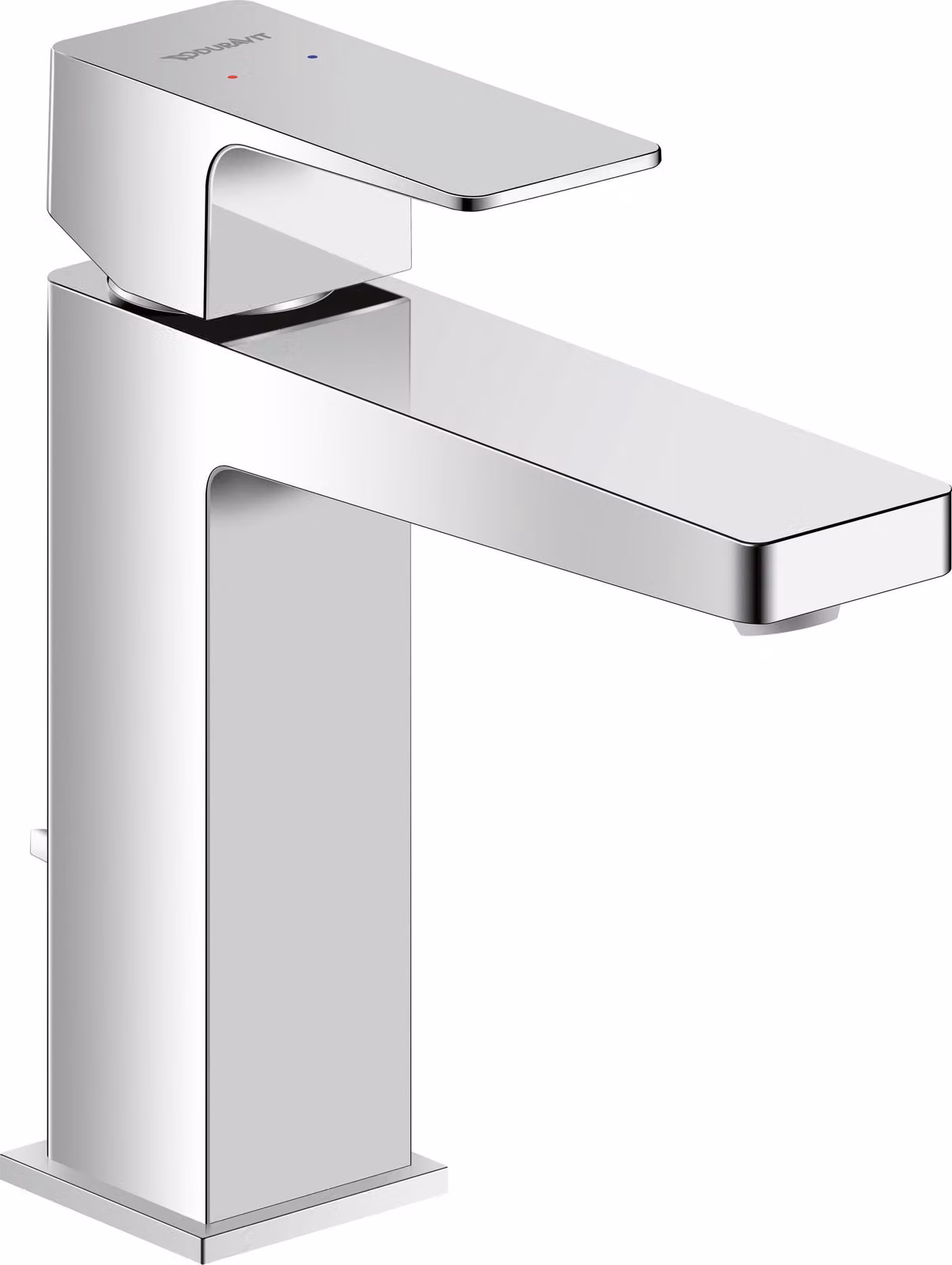 Duravit Manhattan Mitigeur monocommandé pour lavabo, saillie 129 mm, avec garniture découlement, MH1020001010, MH1020001010