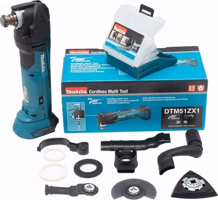 Multitool Makita 18V Li-Ion + accessori Dtm51Zx1