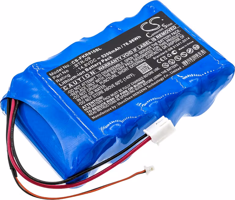 TECHTEK Batteria compatibile con [Fujikura] FSM-601S, FSM-602S, FSM-61S, FSM-62S, FSM-702R, FSM-70R, FSM-70S, FSM-80C, FSM-80C+, FSM-80S sostituisce