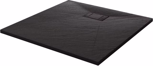 Piatto Doccia Quadrato Fosterberg in Acrilico Colore Antracite L 90 x P 90 cm