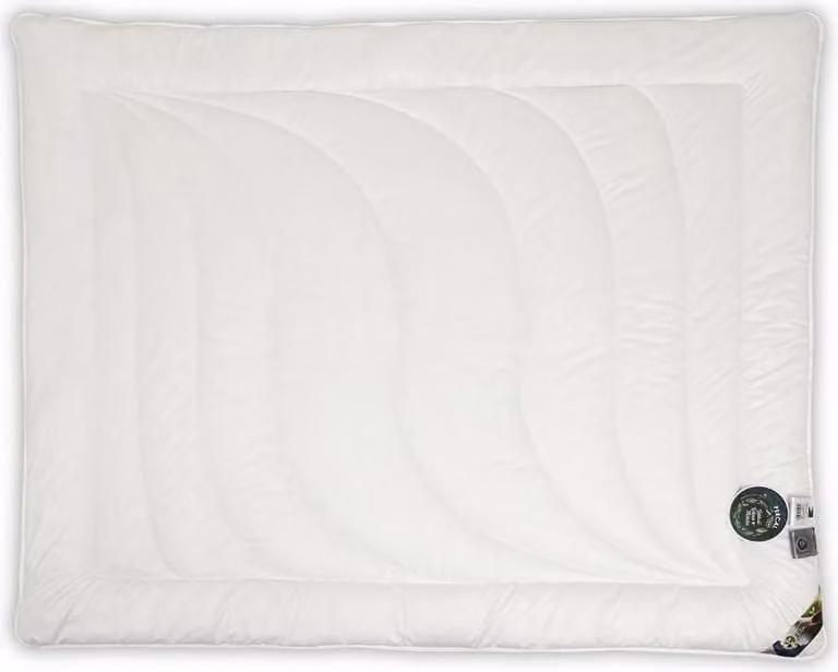 Coperta anallergica 155x200 BioPercal tutto l'anno 1120g bianco fine percalle 100% cotone AMZ