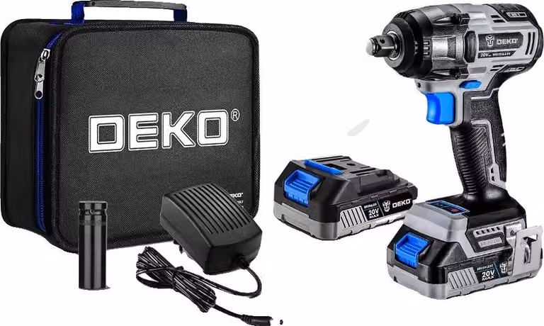 Avvitatore a impulsi, coppia elevata 350Nm, comodo a batteria, DKBW20XL01-BS2