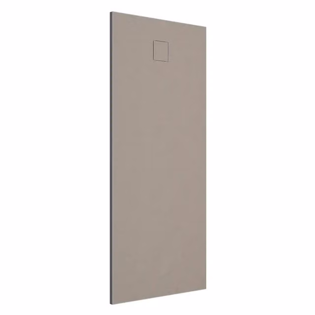 Piatto doccia rettangolare Parama Samos in mineral cast colore marrone effetto pietra L: 170 cm, P: 90 cm