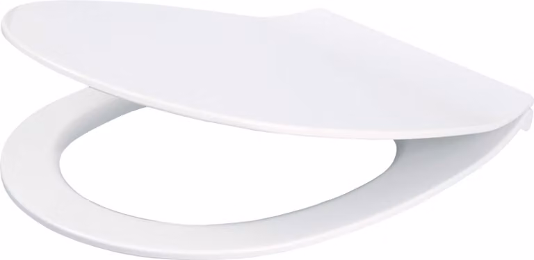 Silia white - Sedile per wc, sottile, con chiusura morbida (CDL_6SOZ)
