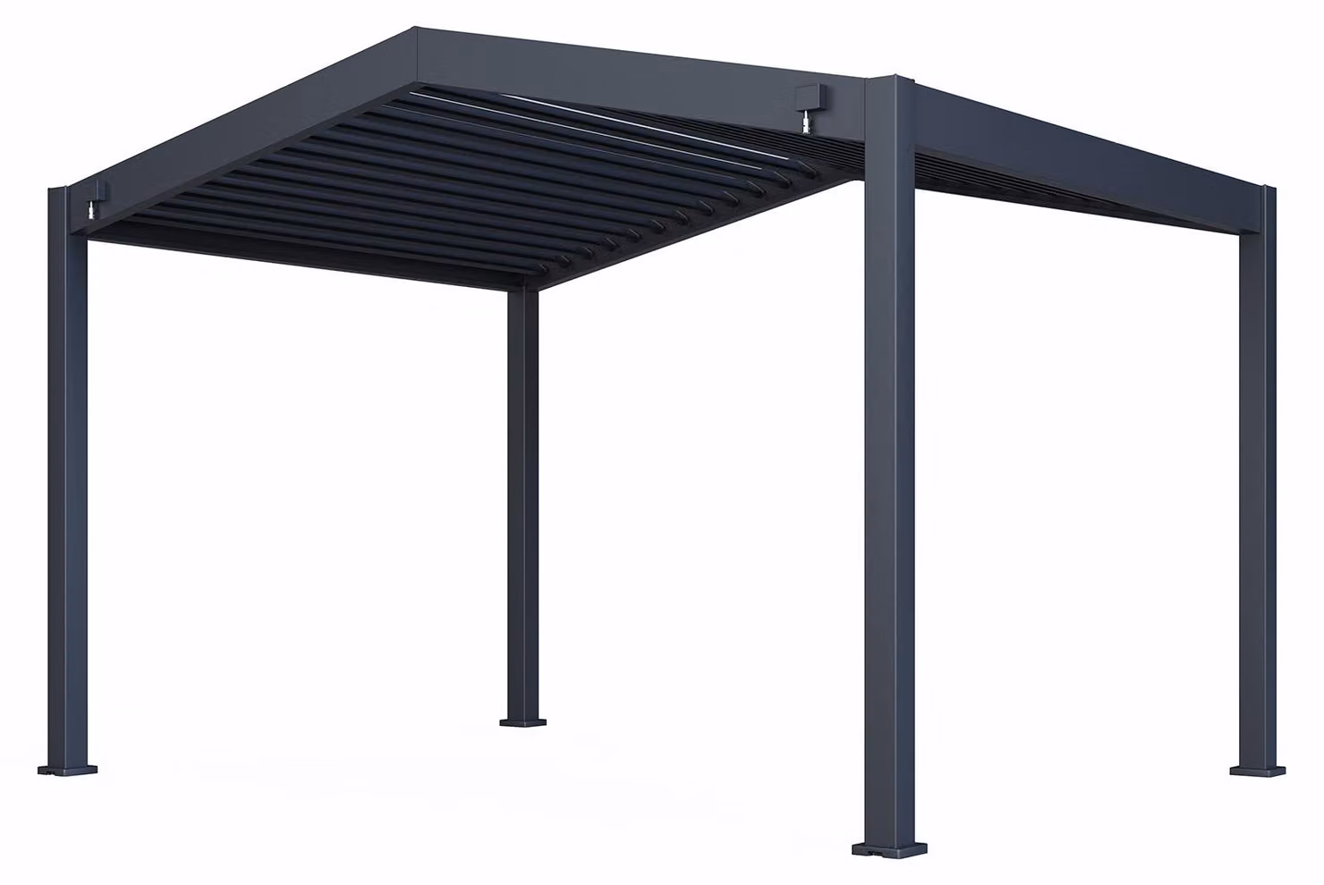 Pergola in alluminio Paragon Outdoor Icon 1013 con tetto a lamelle 3x4 m