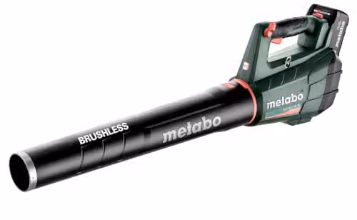 metabo Soffiatore a batteria LB 18 LTX BL – 601607650 – 18 V – Soffiatore silenzioso a batteria con potente motore e soffiaggio costante – Include 2 batterie e caricabatterie