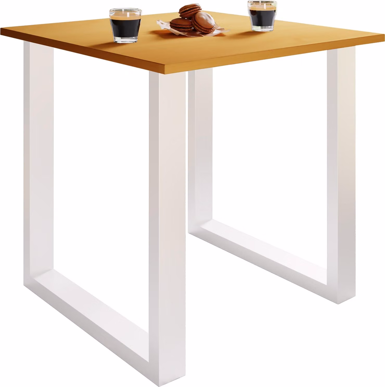 Tavolo da pranzo in legno Premium | H. 76 x W. 80 x D. 50 cm | Tavolo da cucina Tavolo da pranzo Xona U