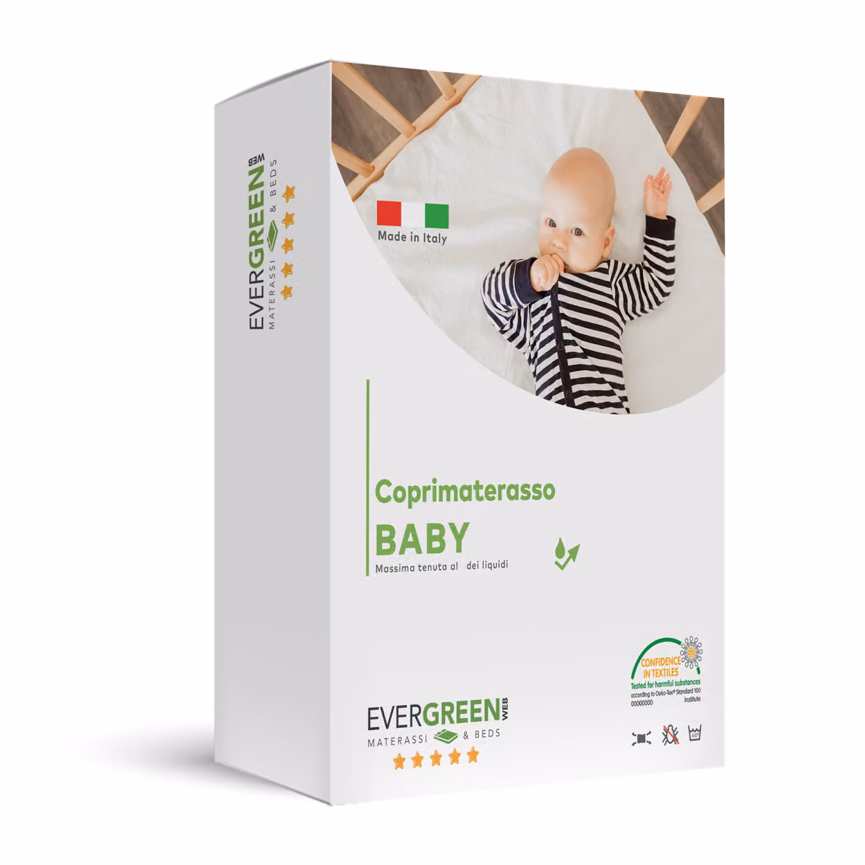 Coprimaterasso Culla Lettino Impermeabile 60x120 cm