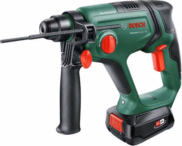 Martello perforatore a batteria Bosch UniversalHammer 18V Nero Verde