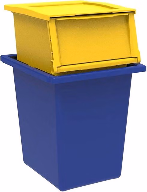Cassa di stoccaggio per esterno - contenitori di plastica per l'organizzazione di interni ed esterni / Cassa di stoccaggio 25 l + 30 l
