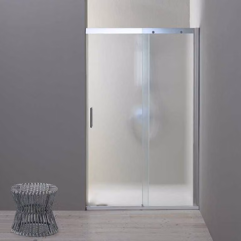 Porta doccia nicchia 150 cm lato fisso a destra cristallo opaco | Dream