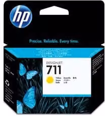 Cartuccia d'inchiostro HP DesignJet Series 711 Giallo CZ132A