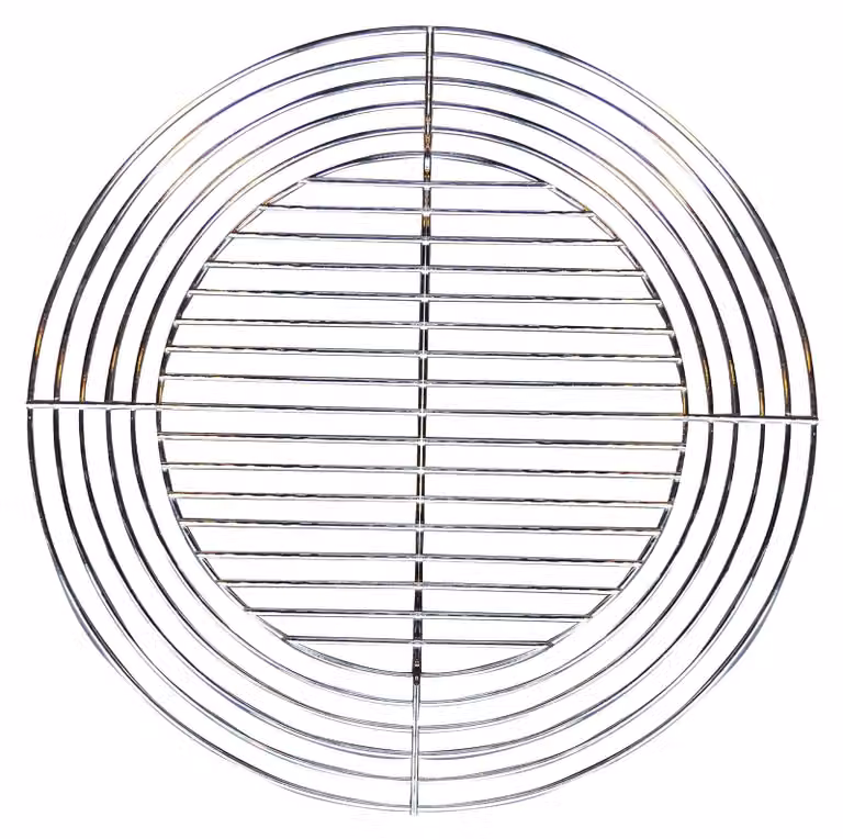 Barbecue su misura, rotondo, diametro 55 cm, cromato