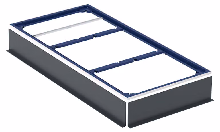 Geberit Duofix cadre d'installation pour surface de douche, pour dix pieds, 170x80cm, 551.510.00.1, 551.510.00.1