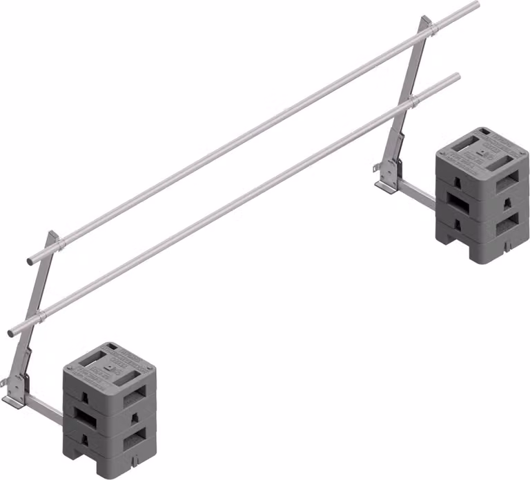 Sistema di parapetti Hymer HYGHTS inclinabile con braccio corto lungo 15 m