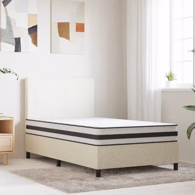 Materasso a Molle Bonnell Design Mania con Rivestimento Rimovibile, L/P: 100 x 200 cm