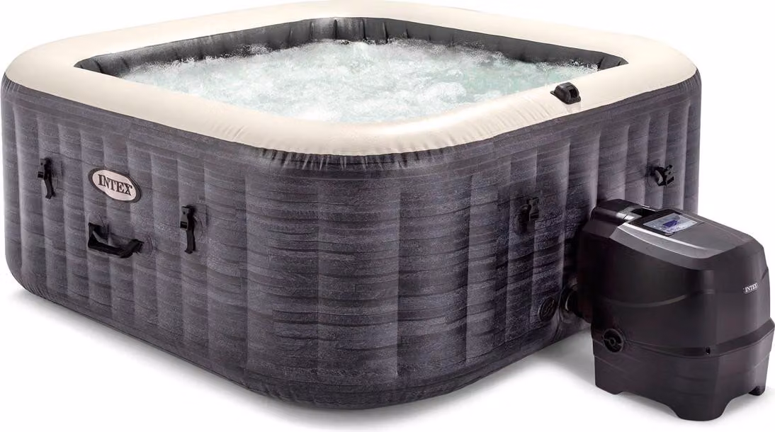 INTEX Pure Spa Idromassaggio - Greystone Deluxe Bubble Spa 4 Ap 795 L 11400294