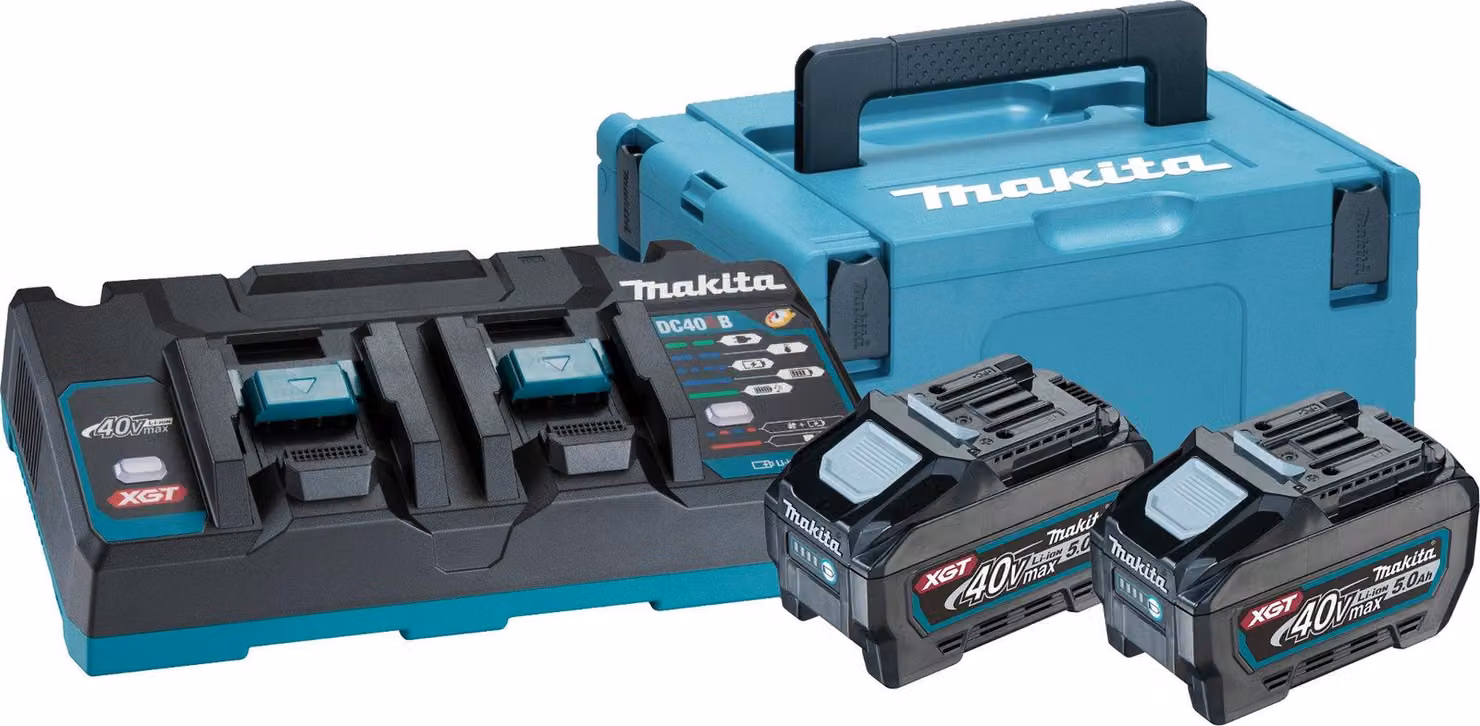 Kit di alimentazione a batteria ricaricabile Makita 2 x 5,0 Ah, XGT 40 V max 40 V max - Li-Ion - 5,0 Ah - 2 batterie ricaricabili