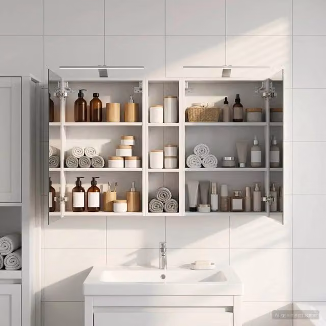 Set di Armadi da Bagno 3 pz 120 x 14,5 x 70 cm 3403752