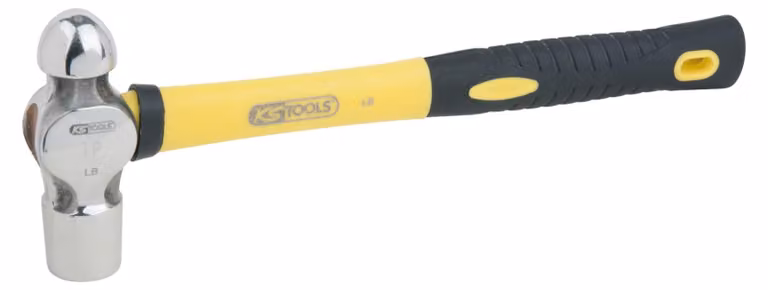 KS TOOLS Martello in acciaio inox con manico in fibra di vetro 680g - 964.2104