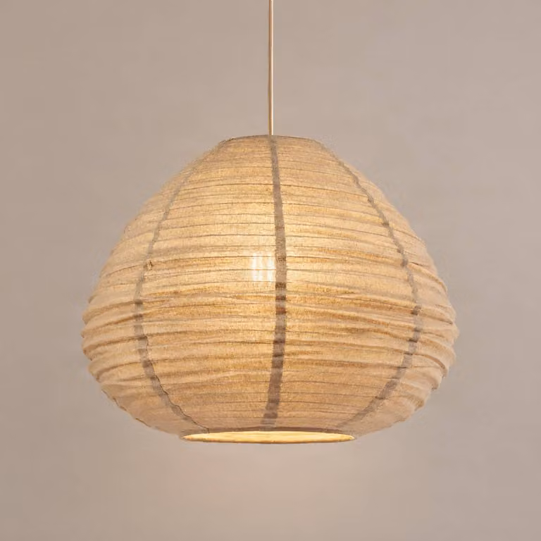 Lampada a sospensione Autumn Lindby, dimmerabile, Alluminio / Grigio / Zincato, Soggiorno / Sala da pranzo, Tessuto / Stoffa / Seta, Scandinavo, Lampada a sospensione