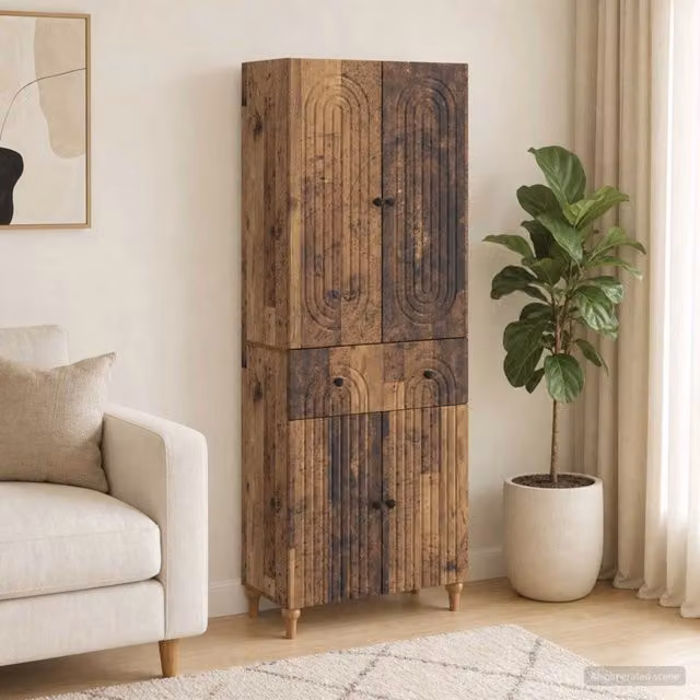 Set di armadi 2 pz Legno antico Legno ingegnerizzato 3416491