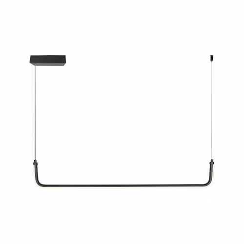 V-TAC Lampadario LED a Sospensione 24W L:905mm dal Design Moderno Colore Nero 4000K