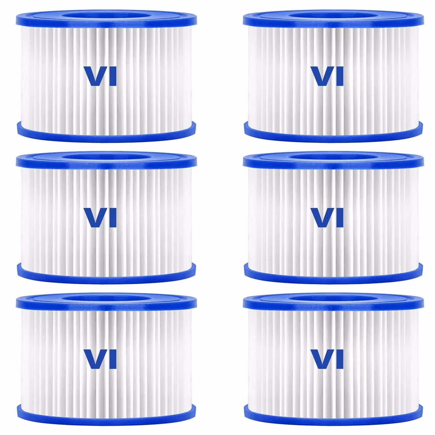 Cartucce filtranti VI per piscine (confezione da 6 pezzi)
