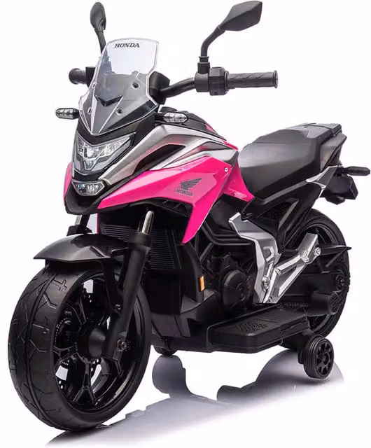 Moto Elettrica per Bambini Honda NC750X Rosa con Batteria Ricaricabile 12V 4,5Ah e Luci e Suoni – 1