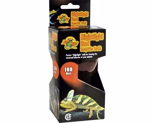 Lampada notturna ZOO MED Nightlight Red Reptile Bulb100 W