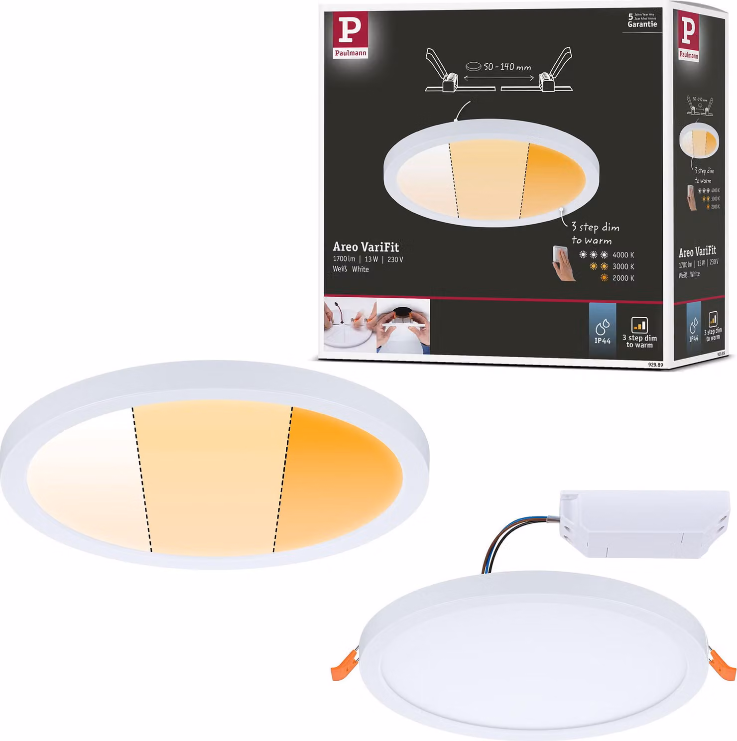 Pannello da incasso LED Paulmann VariFit Areo