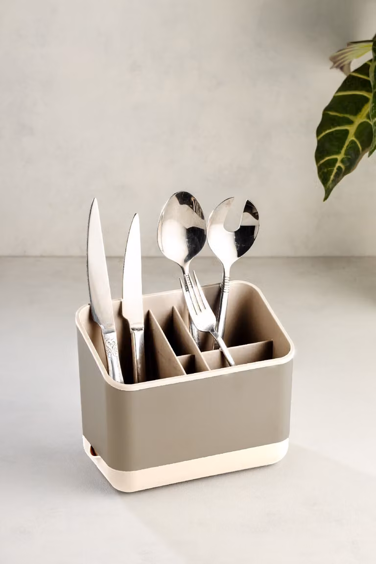 Hermia Concept, 2LIBNM-8052 - Beige, Organizzatore, 100% PLASTICA, Beige, 16,5 x 11 x 14 cm