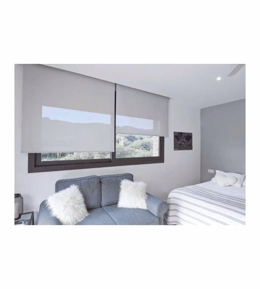 STOR PLANET Tenda a Rullo Screen Grigio 80x250 cm per Interni Isolante