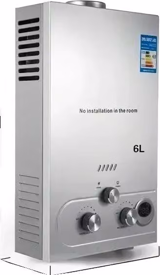 Scaldabagno, scaldabagno istantaneo, portatile, display digitale, 6L16 kW