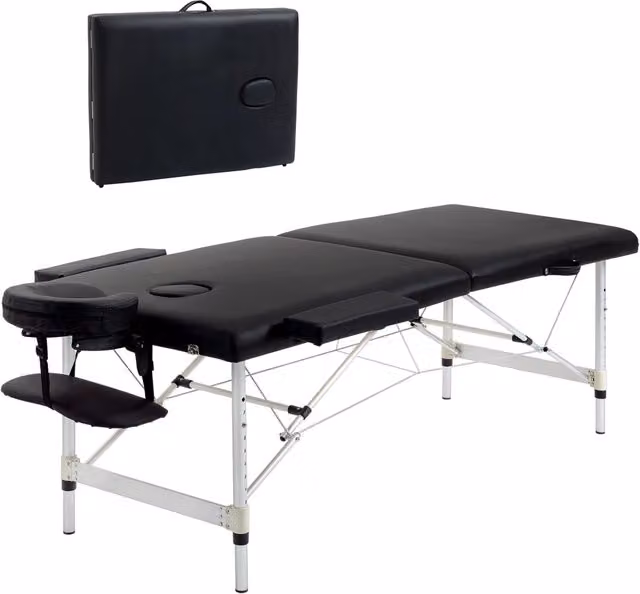 Divano massaggiante 2 posti reclinabile ¨C zephmum ¨C nero 90 cm