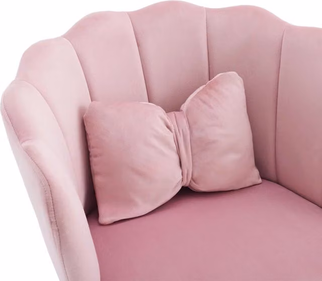 Set da 6 sedie moderne in velluto con schienale a petalo e gambe dorate in metallo, per soggiorno e camera da letto