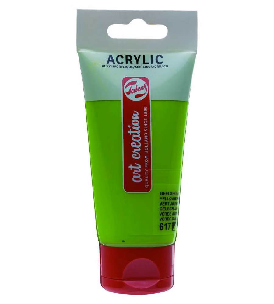 Acrilico 75 ml verde giallastro