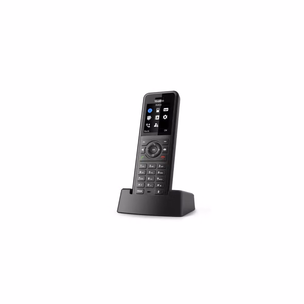 Telefono IP Yealink W57R Nero con 2 Linee, Display TFT, Segnalazione Chiamate e Hands-free – 2