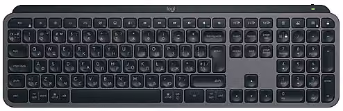 Tastiera senza fili Logitech MX Keys S Bluetooth e USB, Layout QWERTY Italiano, Grigio